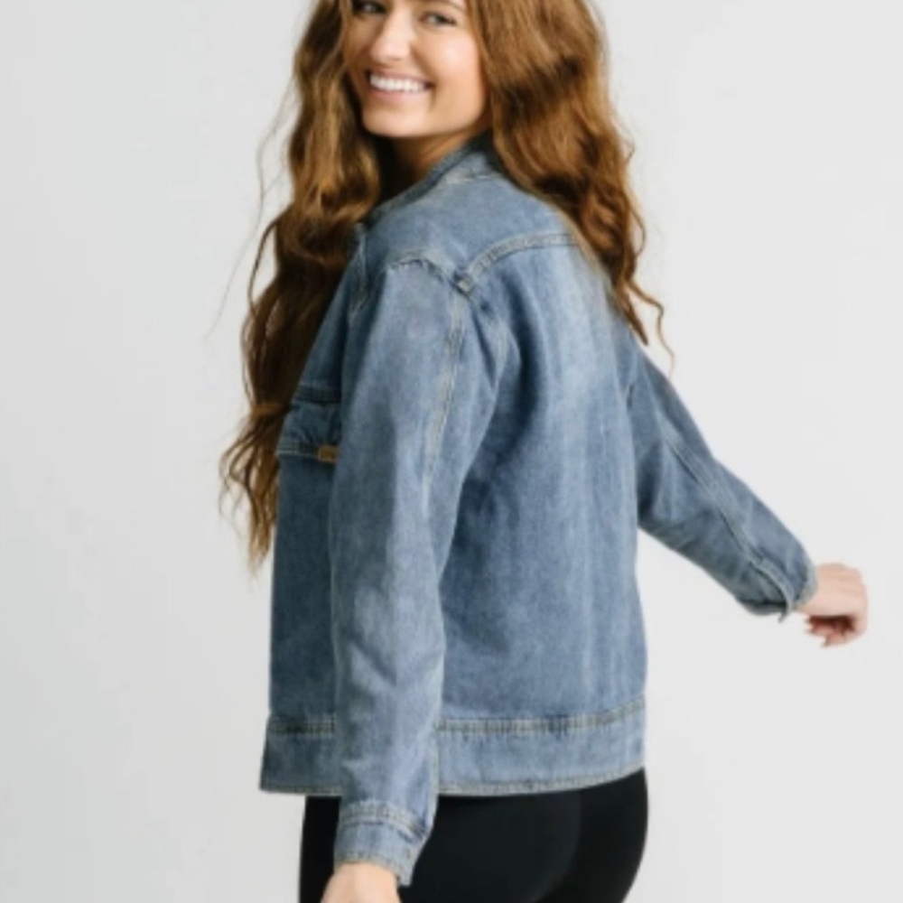 ZYIA  Crossroad Denim Jacket Size XXL - Picture 8 of 12